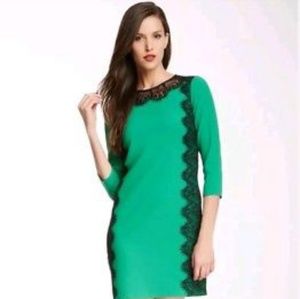 Ted Baker Kiakia Green Lace Dress Size 1